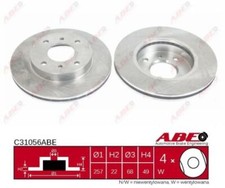 2x New Brake Disc for INFINITI