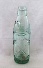 VINTAGE MORLAND & CO LTD ABINGDON 18.5CM CODD BOTTLE WITH MARBLE, HCB 7489