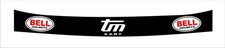 Bell Helmets / TM Kart self adhesive visor strip, Printed on vinyl & laminated