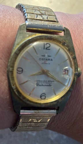 Vintage ostara wind watch - up,
