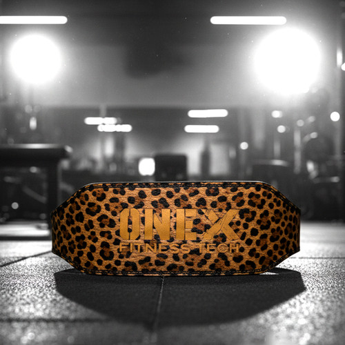 Leather weight lifting belt - leather,