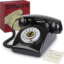 Retro Rotary Dial Phone Sangyn