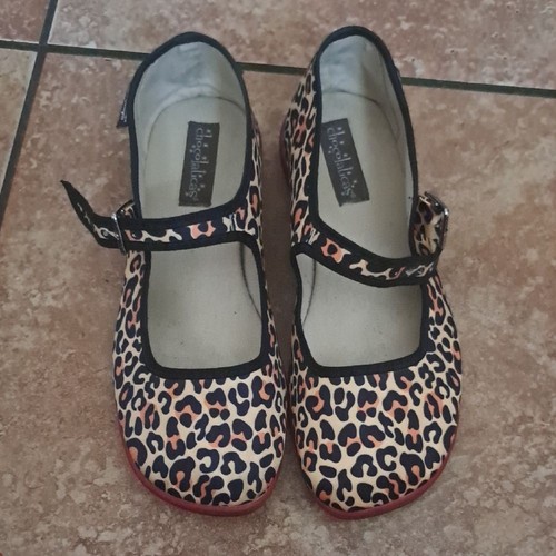 Girls leopard print mary - leopard,