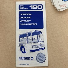 Oxford. South. Midland.   Bus