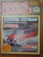 Practical Classics June 85 Vol6 #2 Buying Mini & Mini Cooper + Riley 1.5 Restore