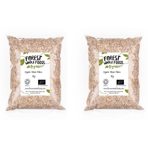 Organic wheat flakes forest - organic,