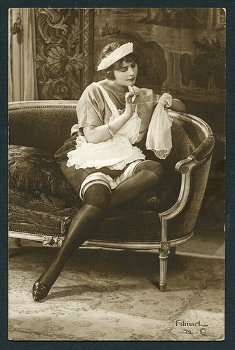 French 1920s risqué maid - risqué,