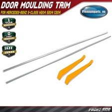 2x Front Side Chrome Door Moulding Trim for Mercedes-Benz S-Class W204 S204 C204
