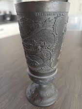 Vintage Pewter Drinking Goblet