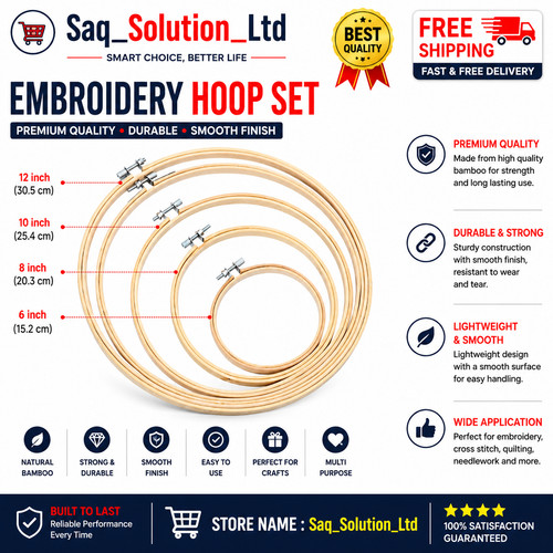 Wooden embroidery and cross - embroidery,