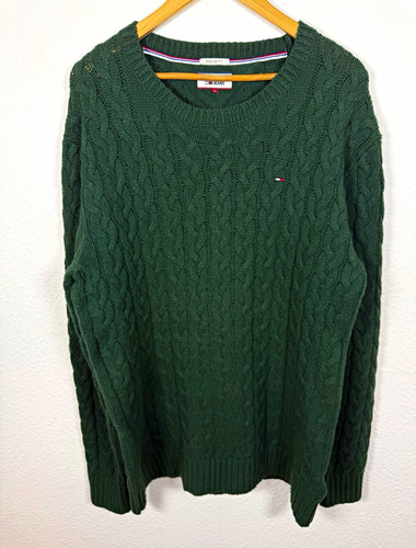 Tommy jeans men green cable - jeans, men's