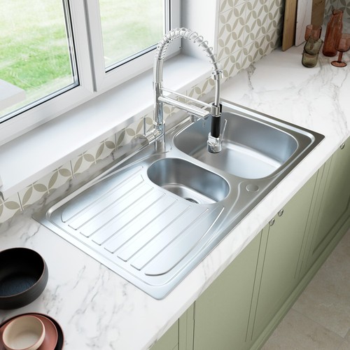 Stainless steel bowl - stainless, inset
