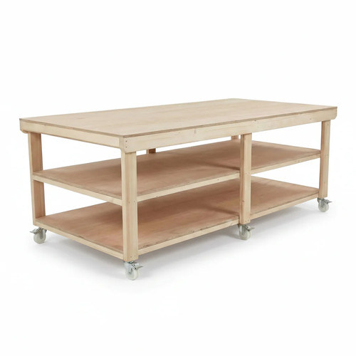 Wooden workbench eucalyptus - workbench,