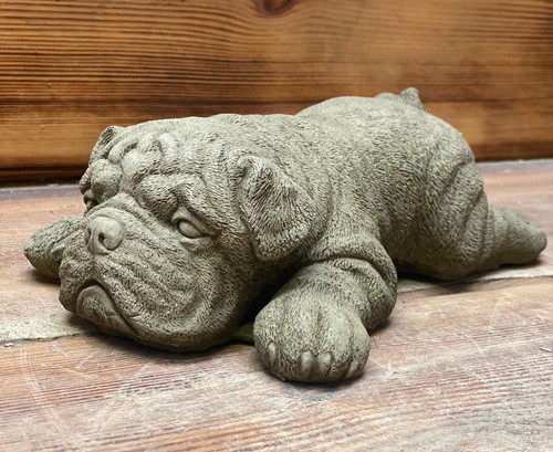 Stone garden laying sleeping - stone,