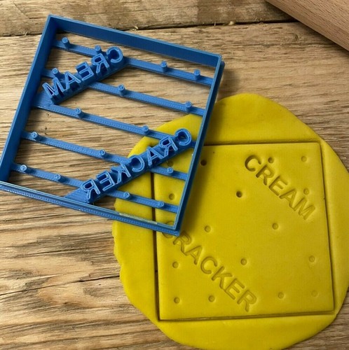 Cream cracker cookie cutter - cracker,