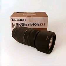 Tamron 70-300mm F4/5.6 AF Zoom Lens - Black with Hood