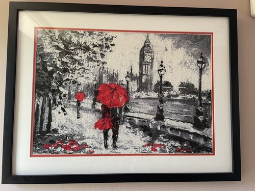Framed completed cross - ,,
