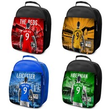 Football Lunch Bag Kids Lunch Box School Snacks Insulated Personalised AF