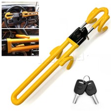Universal Heavy Duty Steering Wheel Lock The Club Twin Hook Anti Theft Van Car