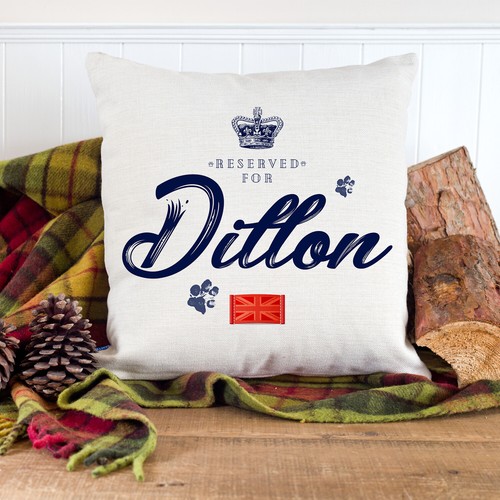 Personalised dog cushion cover - cushion,
