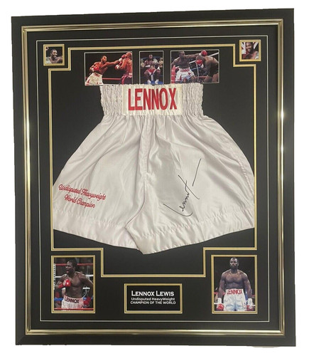 New lennox lewis signed - new,
