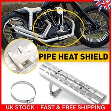 1PCS Pipe Shield Cover Protector Heat Chrome Fites For Motorcycle Hight Quality
