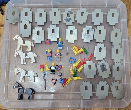 Lego knights and castle - and,