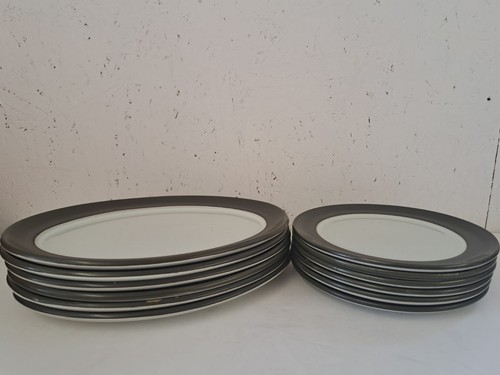 Denby chevron set - chevron, side