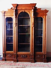 Walnut Victorian Three section