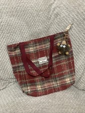 Tweed Look Large Capacity Red