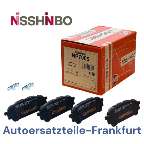 Nisshinbo rear brake pads for - rear,