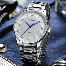 Curren Men Business Quartz