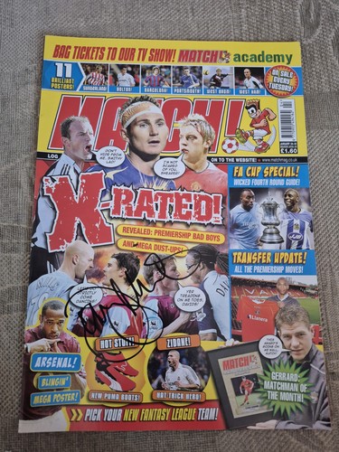 Signed danny mills manchester - danny,