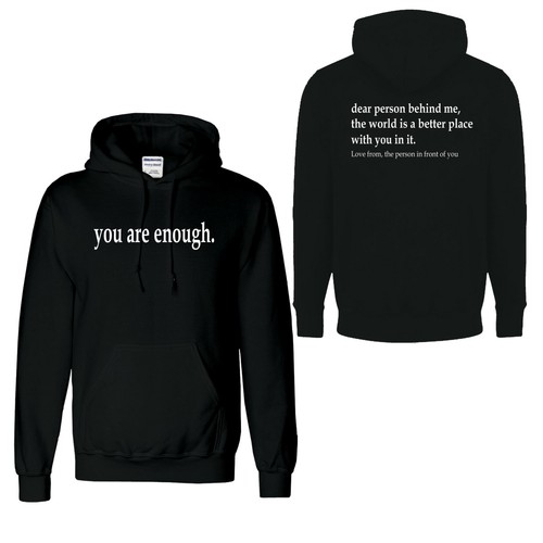Dear person behind hoodie - person,
