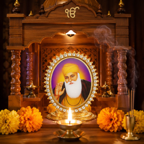 Sikh religious gold - gold, photo