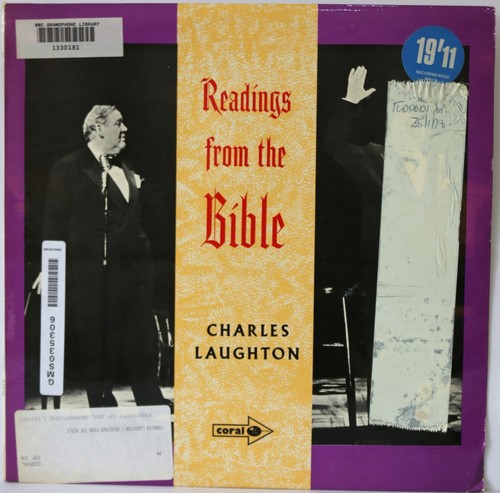 Charles laughton readings - laughton, "readings