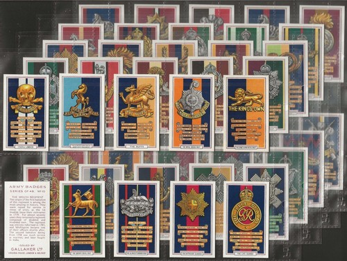 Gallaher full set army badges - set-,