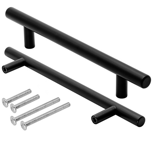 Furniture handles black metal