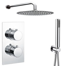 Chrome Round Dual Concealed