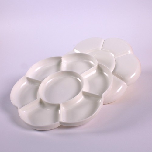 Flower paint palette white - paint,