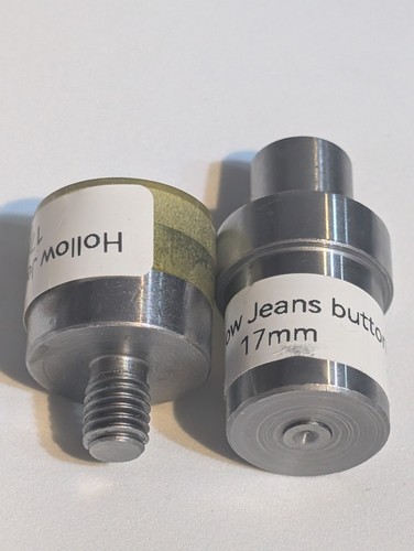 17mm metal hole - metal, button