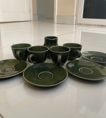 Vintage lotus stoneware - vintage,