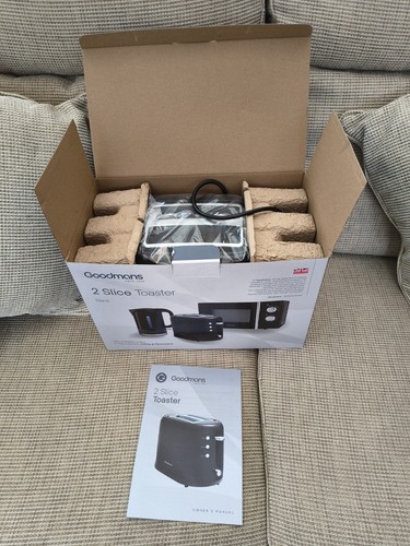 Goodmans slice toaster black - goodmans,