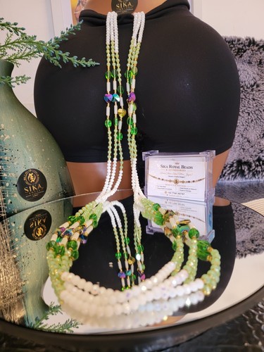 Waist beads handmade set - beads, of
