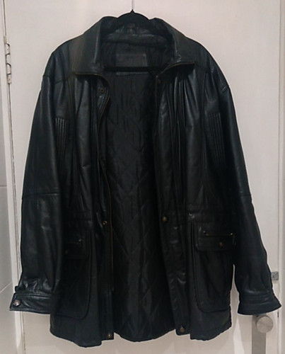 Mens vintage genuine black - genuine,