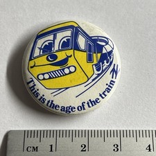 railway collectible pin badge InterCity 125 HST High Speed Train this is the age