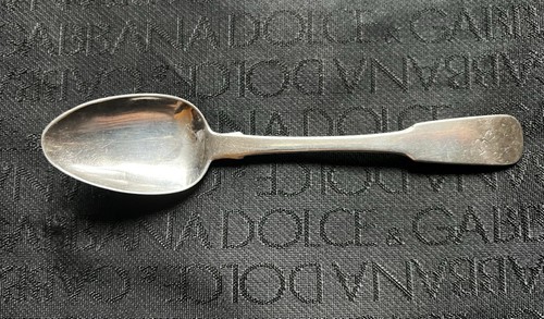 Scottish silver teaspoon - scottish,