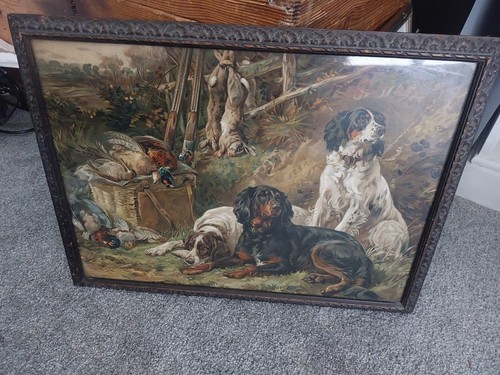 Antique framed art - antique,