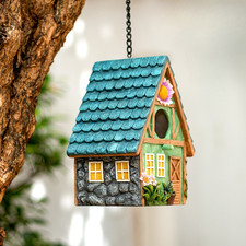 Hanging Cottage Birdhouse