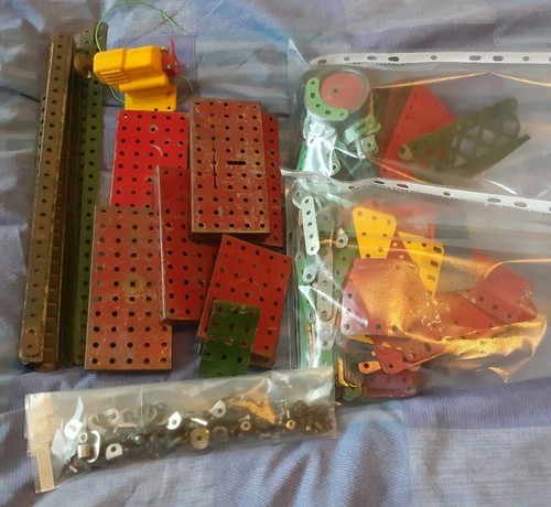 Meccano job lot bulk - meccano, parts